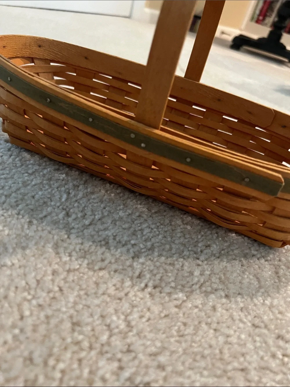 Longaberger 2001 Peony Basket -SFH